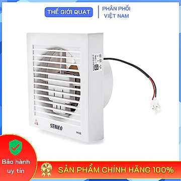 [HỎA TỐC] Quạt hút âm tường Senko H100 25W hút 1 chiều, kích thước khoét lỗ 15cm - Hàng chính hãng