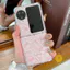 Phone Case For OPPO Find N5 Find N3 Flip N2 Flip TPU Transparent Chain Cat Heart Fold Aesthetic Korean Cute