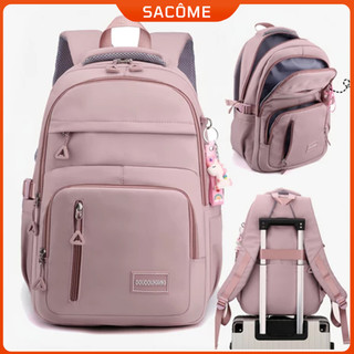 Ba lô học sinh unisex chống nước,chống bẩn,bền và dung tích lớn,đựng vừa laptop15,6 thời trang.B8705