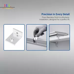 HL 2020 3030 4040 Nhôm Hồ Sơ Phụ Kiện Mạnh Mặt Bảng Braet Bộ Cố Định Các Bộ Phận Cho Tủ Và Vỏ Xây Dựng LMWU