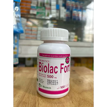 ✅ Biolac Fort lọ 100 viên Bổ sung lợi khuẩn hỗ trợ giảm rối loạn tiêu hoá, giúp ăn ngon miệng