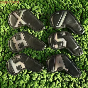 CODECOVED Golf Club Head Covers Golf Fan Supplies Golfer Quà Tặng Cao Cấp Da PU Nam Nữ 4-9 ASPX Golf Wedge Cover