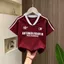 Trẻ em (100-140) Áo thể thao đẹp trai cổ chữ V