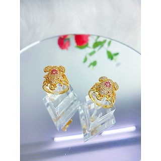 Nhẫn cóc kim tiền hàng cao cấp mạ vàng 18 ca dành cho nam và nữ