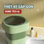 Máy Giặt Mini 6L Gấp Gọn Kháng Khuẩn, Giặt Vắt Khô Êm Ái, Tiện Dụng Cho Sinh Viên, Gia Đình, Du Lịch