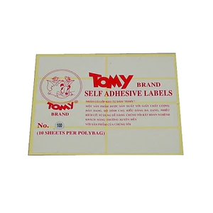 Nhãn tem dán label đề can có keo sẵn Tommy Tom và Jerry nhiều kích cỡ từ số 99-109