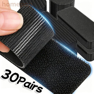 10 / 20 / 30 Cặp Thảm Lót Sàn Ô Tô Mạnh Mẽ Miếng Dán Cố Định - Sàn Nhà Chống Trượt Dây Móc Và Vòng Tự Dính