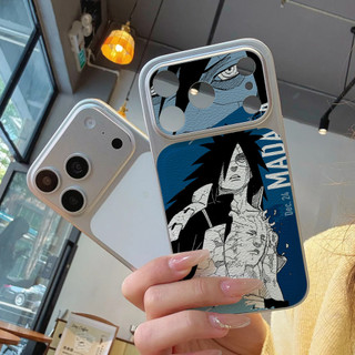 Uchiha Madara & Obito ỐP đIệN ThoạI Cho IPhone 17/16/PRO Max/15PLUS/14/13/12/11Mạ kim loại kết hợp dán bề mặt da