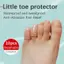 10x Mũ bảo vệ ngón chân silicon Chống rơi Vỏ mũi thoáng khí Ngăn ngừa vỉ Bunion Corrector Chăm sóc bàn chân Dụng cụ làm móng chân