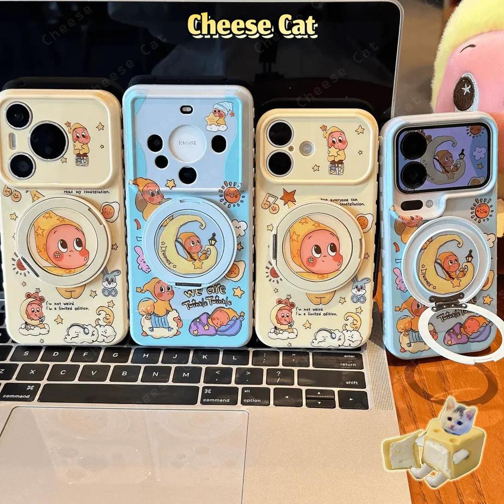 Twinkle Ốp điện thoại đứng kim loại xoay hình ngôi sao dễ thương cho iPhone 11 12 13 14 15 Plus 16 17 Pro Max 17 Air