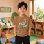 Áo thun trẻ em in hình Hình hoạt hình Vải mềm mại bé từ 2-12 tuổi