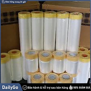 Bạt nhựa che chắn tự dính chống bụi chống sơn đa dụng Màng (bọc) Nilon， Có keo dán，Che bụi，Bọc hàng / Che đồ