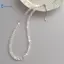 Kudosation Thời Trang Đa Năng Tinh Tế 6MM Vỏ Trái Tim Đính Hạt Nelace Dành Cho Nữ Bé Gái Tính Khí Ngọt Ngào Đơn Giản Chuỗi Xương Đòn Quà Tặng Đẹp