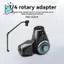 Bộ chuyển đổi Camera 180° Xoay cho bộ chuyển đổi gắn Camera kim loại màn hình cố định