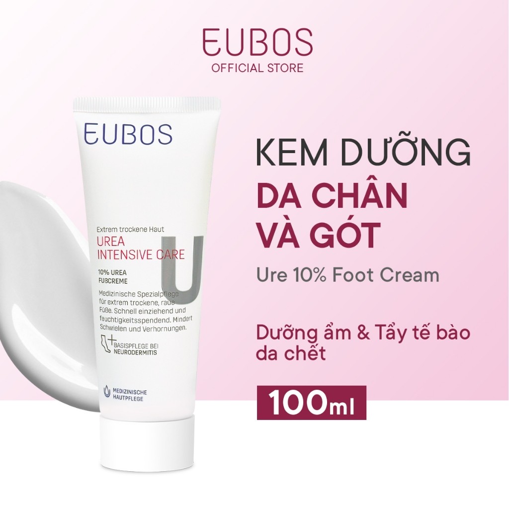 [DEAL LIVE KOL] Kem Dưỡng Da Chân Và Giảm Nứt Nẻ Gót Chân EUBOS UREA 10% 100ml , Phù Hợp Cho Mọi Đối Tượng