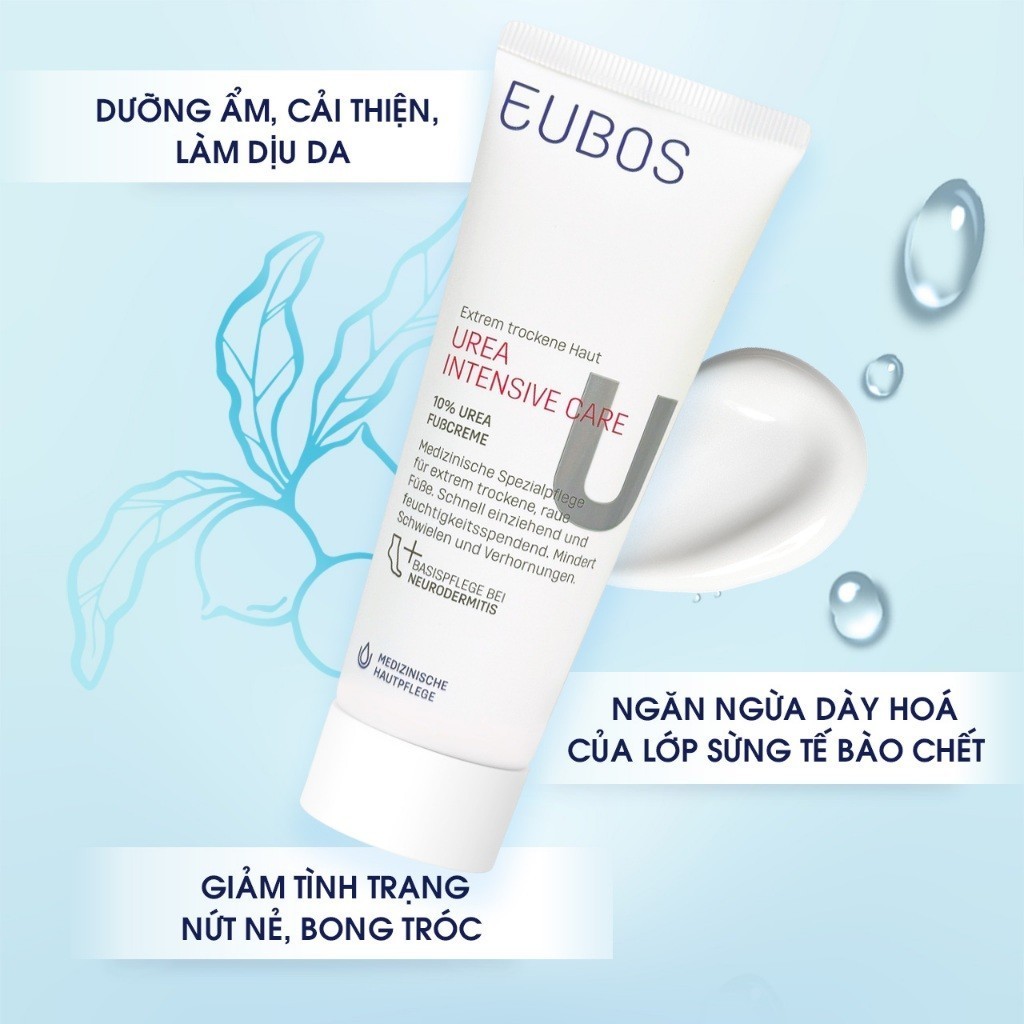 [DEAL LIVE KOL] Kem Dưỡng Da Chân Và Giảm Nứt Nẻ Gót Chân EUBOS UREA 10% 100ml , Phù Hợp Cho Mọi Đối Tượng