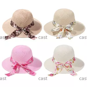 Mũ đi biển CAST Nữ Du lịch vành rộng Bảo vệ tia cực tím