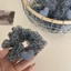 Da Báo Hàn Quốc Scrunchies Organza Co Giãn Tóc Trái Tim Đuôi Ngựa Giá Đỡ