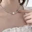 PNPIA- Ngọc trai hình học không đều khâu nelace Châu Âu và Châu Mỹ phóng đại chuỗi xương đòn nhỏ xu hướng cá tính nelace phụ nữ