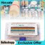 Belleshopp 1280PCS 64 Bộ điện trở giá trị 1/4W 1R-10M Các loại điện trở màng kim loại có hộp lưu trữ cho các dự án điện tử DIY và thí nghiệm mạch điện
