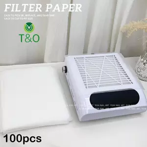 100 Chiếc Nail Art Dust Collector Giấy Lọc Phụ Kiện Máy Làm Móng Tay Chống Bụi Thay Thế Nail Art Máy Hút Bụi Giấy Lọc [Mới]