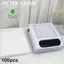 100 Chiếc Nail Art Dust Collector Giấy Lọc Phụ Kiện Máy Làm Móng Tay Chống Bụi Thay Thế Nail Art Máy Hút Bụi Giấy Lọc [Mới]