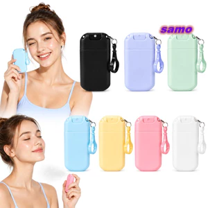 Chai xịt rỗng SAMO, Chai phân phối nhiều màu có thể đổ lại, Di động có móc khóa bằng nhựa Dung tích 30ml Chai xịt kiểu thẻ dành cho du lịch