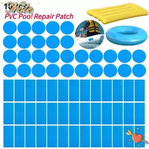 NOTE1 10 Miếng dán sửa chữa bể bơi, Bộ sửa chữa bể bơi sửa chữa dưới nước tự dính, PVC đa chức năng cho keo dán bể bơi