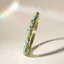 Vòng tay Cloisonne tráng men DONOVANQQ, Vòng tay hoa mạ cổ điển đầy màu sắc, Hợp kim kẽm mới Phong cách dân tộc Dainty Kim cương giả khảm dầu nhúng còng nữ