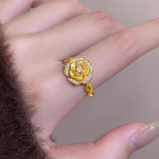 Nhẫn Audrey Rose Kim Cương Moissanite Sang Trọng, Thiết Kế Nhẹ Nhàng