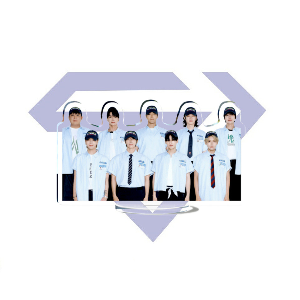 SQ3 SUPER JUNIOR Đứng Đĩa Kỷ Niệm 20 NĂM TOUR SUPER SHOW 10 Acrylic Tấm Giá Đỡ Để Bàn Trang Trí QS3