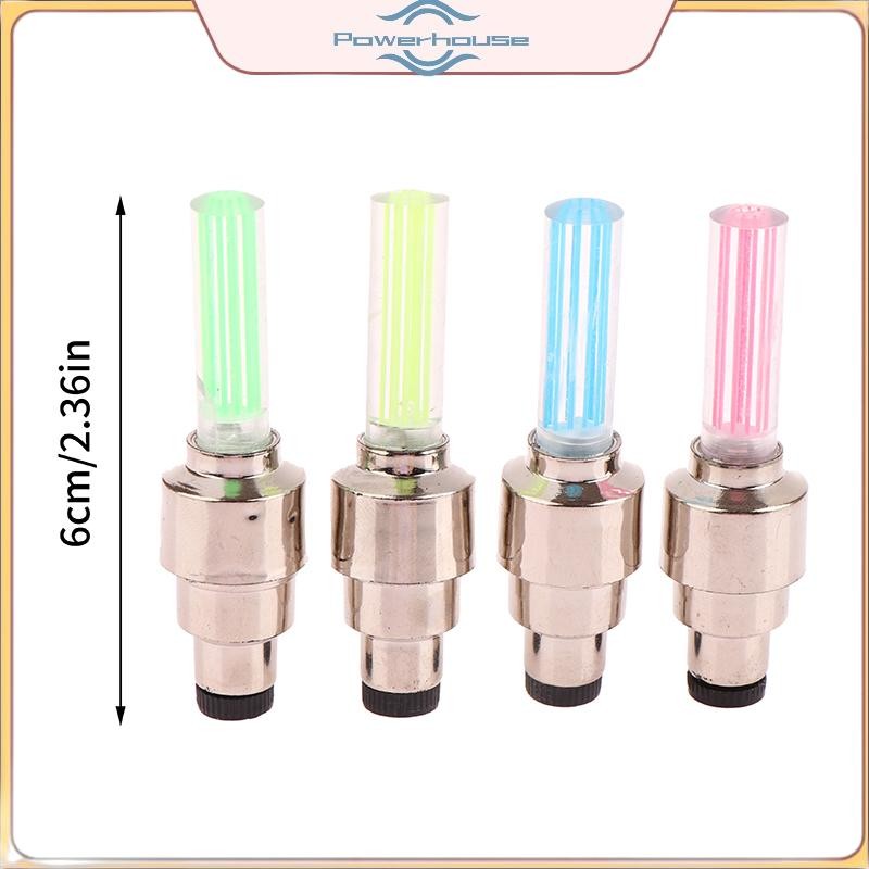 POWER Neon Xe Đạp Nói Đèn Đường Lốp Xe Vòi Phun Nắp Van Đèn Xe Đạp Phụ Kiện Đi Xe Đạp.