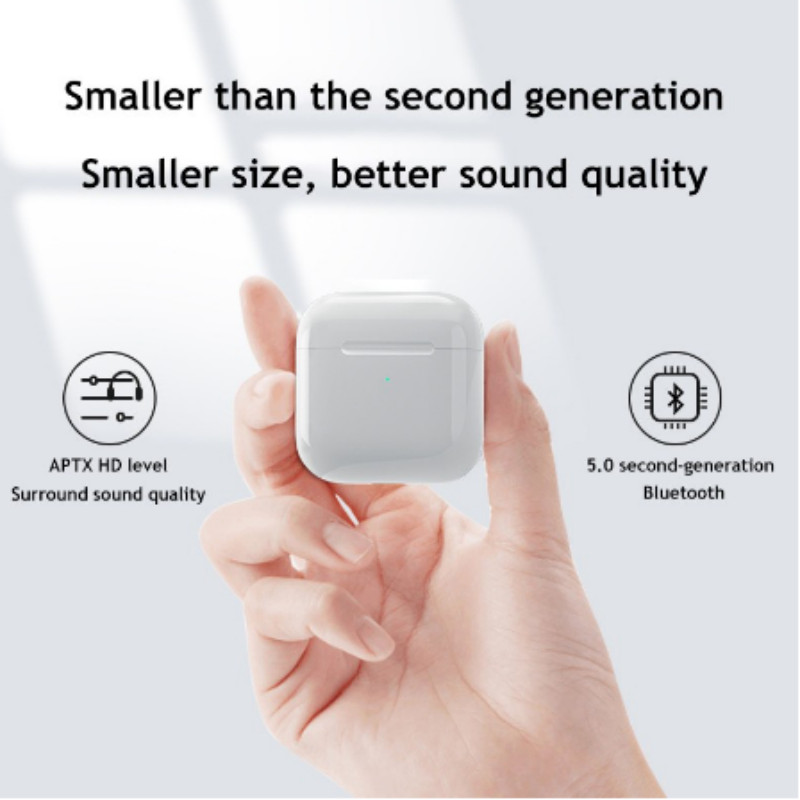 Tai nghe nhét tai Bluetooth không dây Pro4 hỗ trợ cảm ứng và gọi điện, tương thích với hệ thống Android