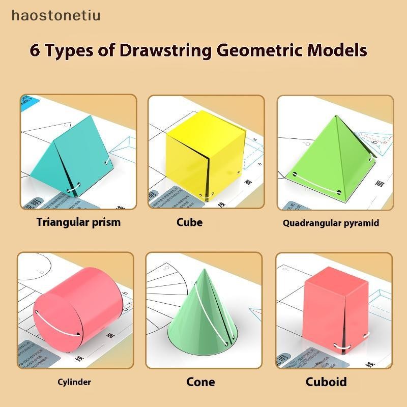 NS 1 Bộ Huấn Luyện Tư Duy Không Gian DIY Toán Học Sách 3D Hình Học Yên Tĩnh Sách Dành Cho Trẻ Em Montessori Giáo Dục Truy Tìm Sách Hướng Dẫn NS