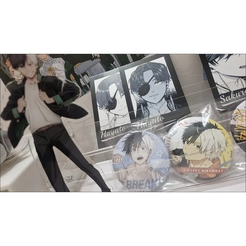 Áo Gió Dễ Thương Thanh Niên Sakura Haruka 58mm Huy Hiệu Pin Nút Anime Sưu Tập Quà Tặng