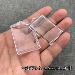 Có Thể Mở Hộp Rỗng Trong Suốt Chống Nước Cho Mặt Dây Chuyền Kinh Thánh - Size 25.9.7