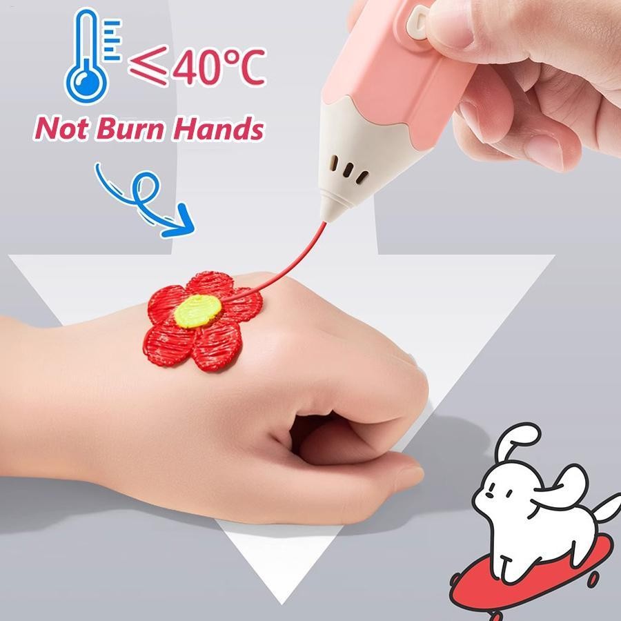 Bút Tranh 3D Di Động Sạc In Bút Cho Trẻ Em Làm Doodle Graffiti Nghệ Thuật Thủ Công