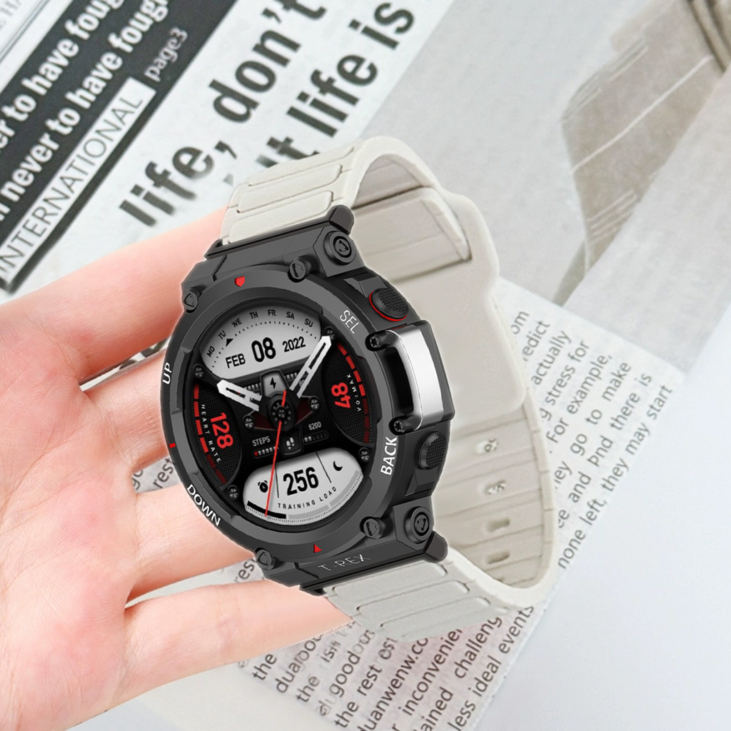 Dây đeo silicon thay thế cho Amazfit T-rex 3 / 2 / Pro / 2 Ultra / T-rex