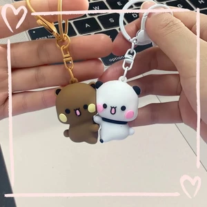 Panda Bubu Và Yier Từ Ôm Móc Khóa Hoạt Hình Gấu Trúc Bubu Và Dudu Từ Mặt Dây Chuyền Móc Khóa Ba Lô Mặt Dây Chuyền Móc Khóa Quà Tặng
