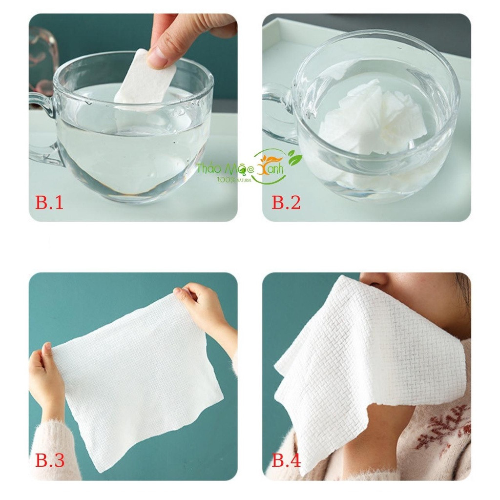 Khăn Giấy Nén Du Lịch Hình Viên Kẹo P0327
