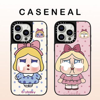 CASENEAL Ốp điện thoại gương chất lượng cao cho bé khóc dễ thương Thích hợp cho iPhone 17ProMax 17pro 17 air 16promax 16 15promax 15 14promax 13 13promax Ốp cứng chống rơi thời trang