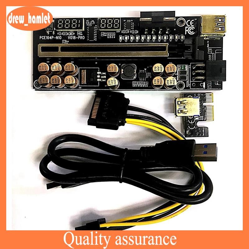VER018 PRO PCI-E Riser Card Cáp USB 3.0 018 PLUS PCI Express 1X Sang ...