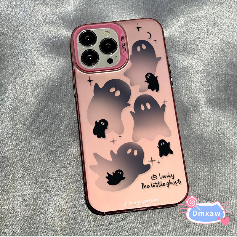 Ốp Điện Thoại Ma Halloween Dễ Thương Cho Xiaomi Poco F7 Ultra X7 X6 X5 Pro X3 NFC X2 M6 M5 M5s M4 F6 F5 Pro F4 GT 5G 4G Vỏ Bảo Vệ Ống Kính Hoạt Hình Chống Rơi Ốp Lưng