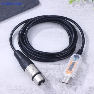 VHDD USB sang DMX Bộ chuyển đổi giao diện QLC DMX512 Máy tính PC Bộ điều khiển chiếu sáng sân khấu Bộ điều chỉnh độ sáng cho SGM DMXking DMXcontrol Freestyler Cable VN