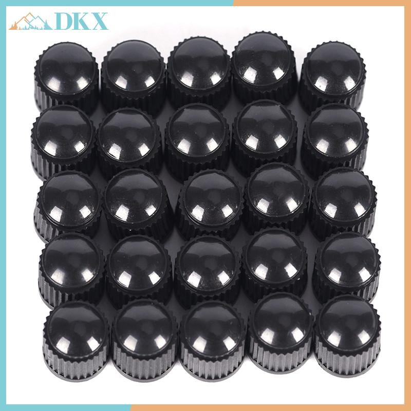 DKX 100 Chiếc Nhựa Đen Ô Tô Ô Tô Xe Đạp Xe Máy Xe Tải Bánh Lốp Van Thân.