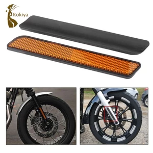 2 Bộ phản quang chân phuộc trước cho Harley Sportster 883 1200 XL Vàng