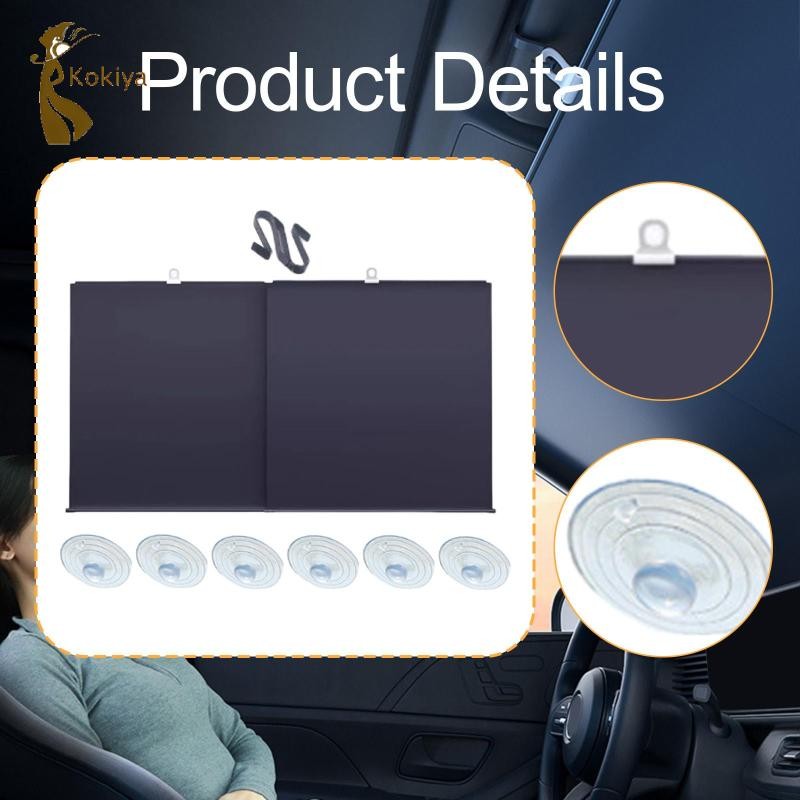 Tấm che nắng kính chắn gió Tấm che nắng cửa sổ phía trước có thể gập lại cho Compacts Sedan