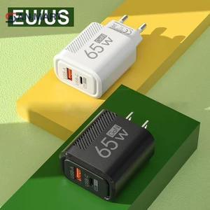 Bigdealssuper 65W USB Type-C GaN Sạc Điện Thoại Dành Cho Huawei PD Du Lịch Power Adapter QC3.0 Cho Máy Tính Bảng Siêu