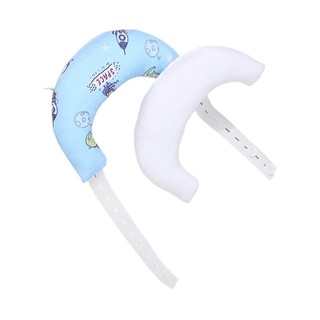 DE Gối Cho Bé Ngủ Mầm Non Gối Có Cổ Tiện Dụng Hỗ Trợ Gối Cotton Có Nắp Có Thể Tháo Rời Cho Trẻ Sơ Sinh