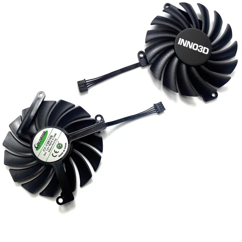 3 Chiếc CF-12910S DC 12V 0.35A RT 3080TI 3070TI gpu Quạt Cho Inno3D RTX 3080 3070 Ti X3 OC Quạt card Đồ Họa